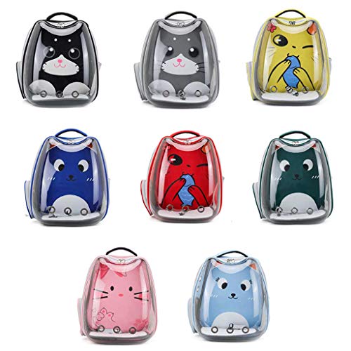 Daypack, BAXIXINGYUNMU Pet Carrier Mochila, Mochila de Bolha Impermeável, Gatos e Cachorrinhos