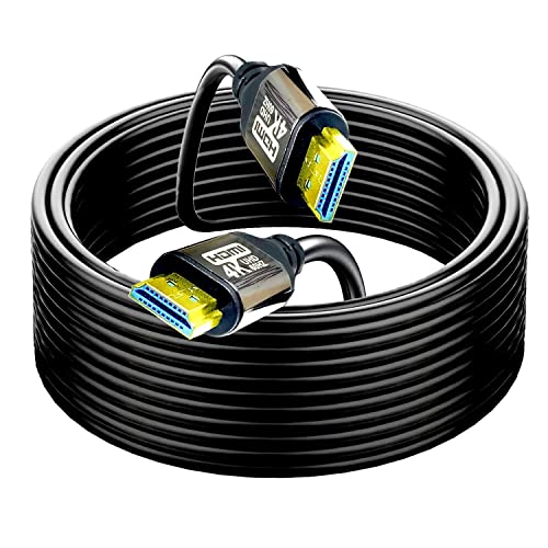 Câble HDMI 4K 18m haute vitesse pour éliminer les saccades d'image sur grand écran