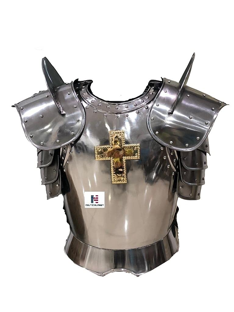 Buy Medieval Warrior plate Shoulder Guard Steel plate Armor Costume