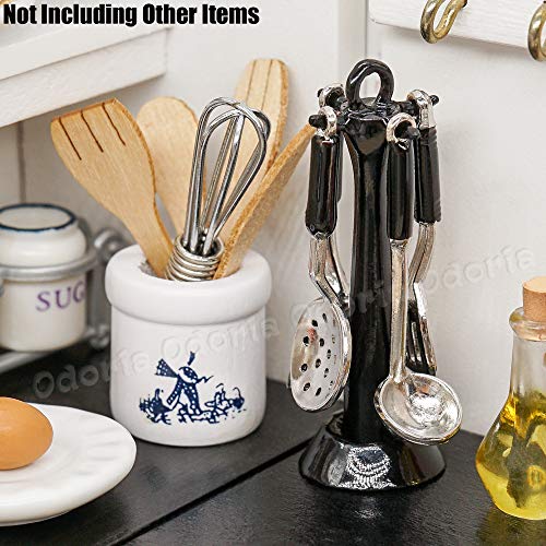 Odoria 1/12 Miniatura Cozinha Utensílios de Cozimento Decoração Acessórios para Casa de Bonecas, Pre
