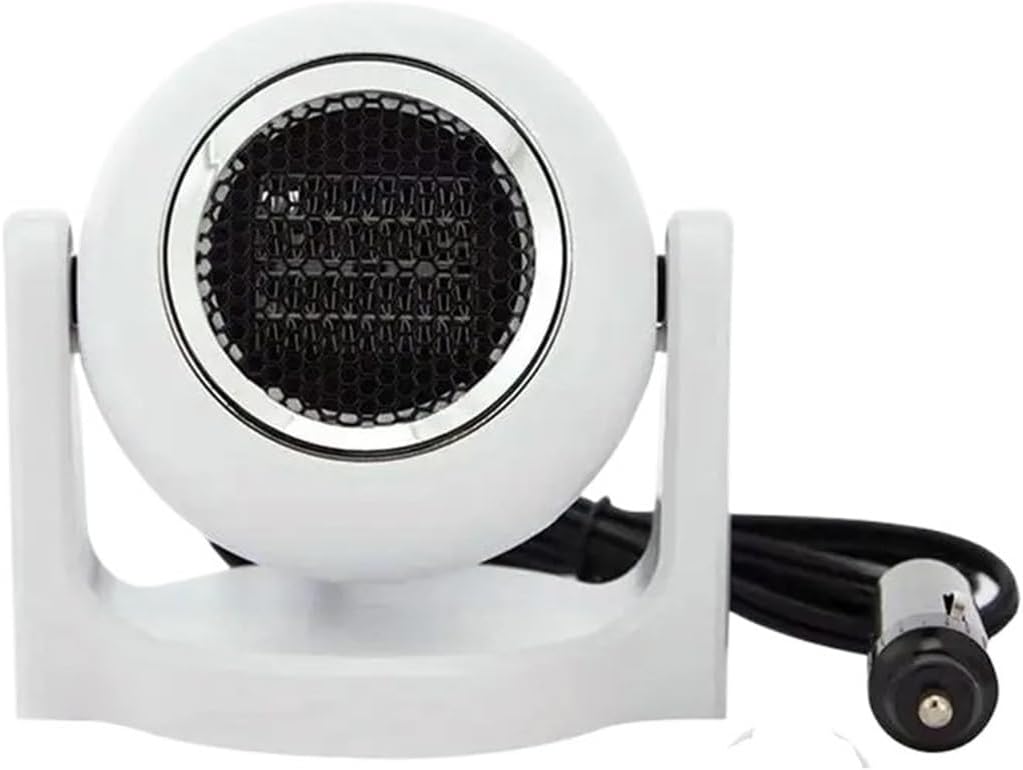 Calefactor Eléctrico Portátil 12V con Rotación 360° para Auto