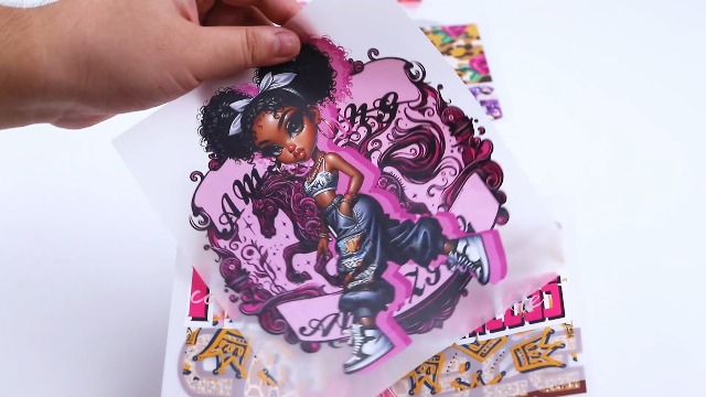 12 Sheets Black Girl Iron On Transfers - Ready To Press DTF Heat Transfer Vinyl For T-Shirts, Hoodies & DIY Crafts With Inspirational Quotes - View #2