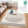 Livabliss Nice Geometric Rug - Scandi Area Rugs Living Room 160 Cm, Dining, Kitchen - Neutral