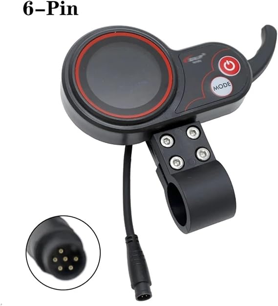 5ピン6ピン電動スクーターTF-100 LCD加速計器ディスプレイ、Kugoo M4スクーターアクセサリーと互換性あり6Pin