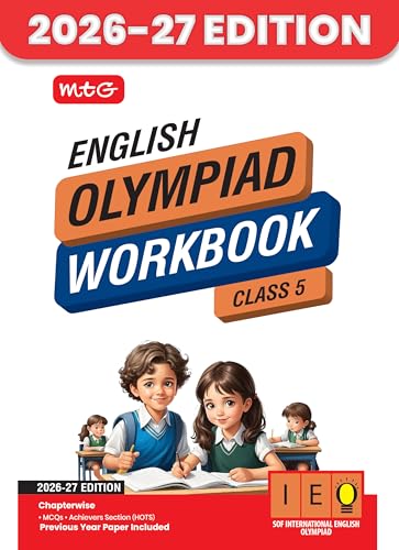 Image of MTG International English Olympiad (IEO) Workbook Class 5 - Chapter-wise MCQs with Achievers Section - SOF Olympiad Books For 2026-27 Exam