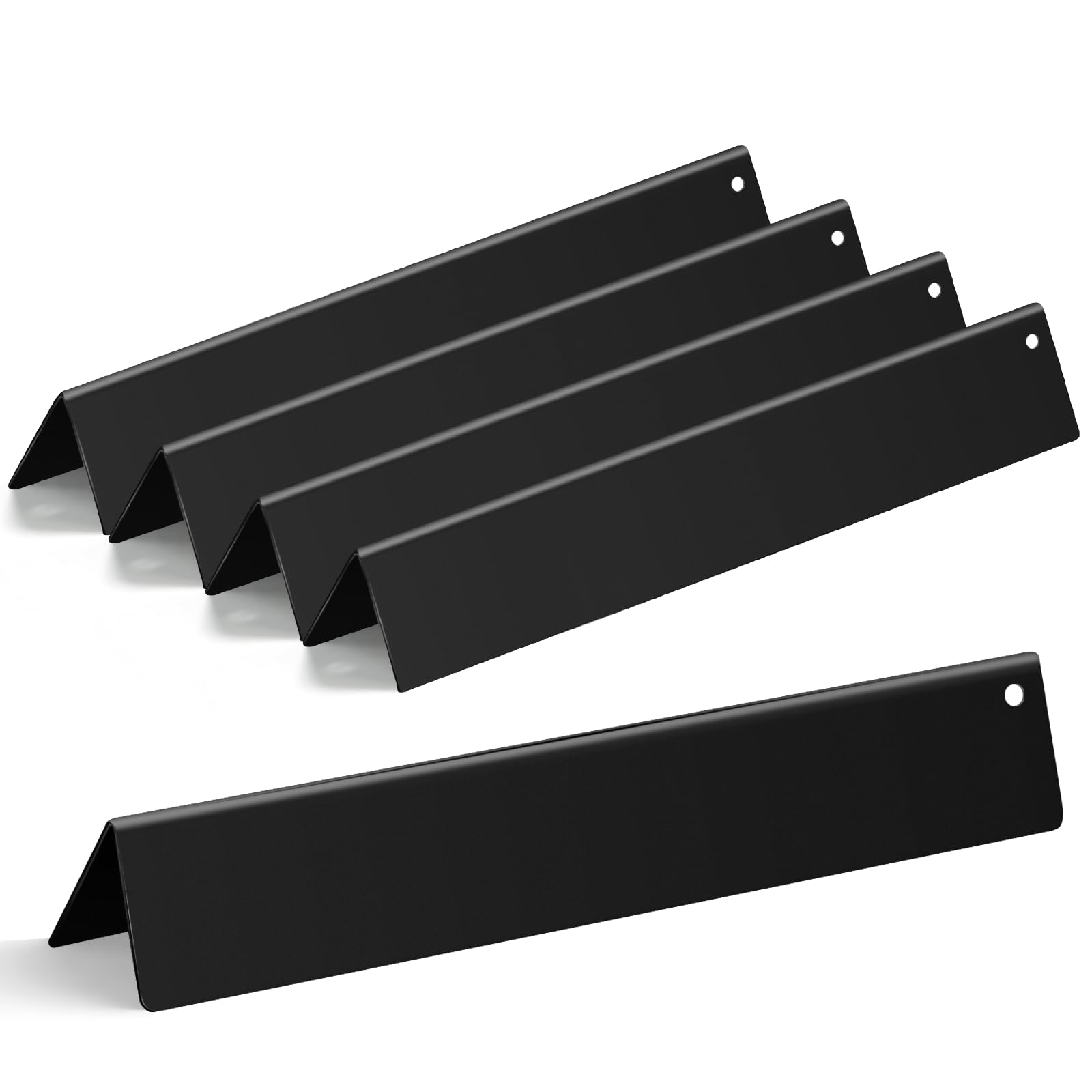 Photo 1 of 17.5 Inch Flavorizer Bars for Weber Genesis E310, E320, E330, S310, S320, S330, for Weber Genesis 300 Gas Grills with Front-Mounted Knobs, for Weber Genesis Grill Parts 7620, 5 PCS Porcelain-enameled