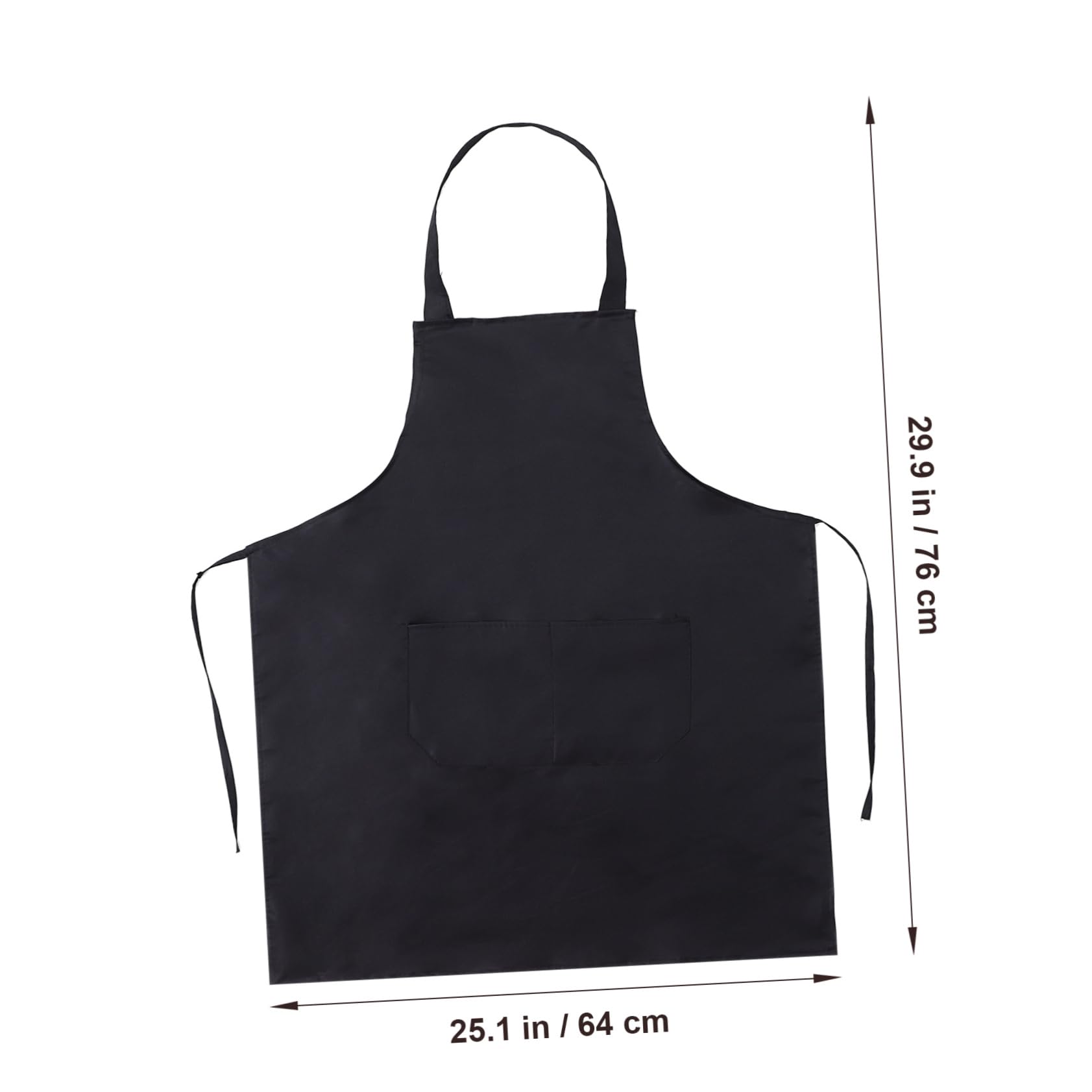 PRETYZOOM 12 Piezas Delantales de Cocina Unisex con Gran Bolsillo Ajustables y para Cocina Barbería y Peluquería y Resistente Manchas