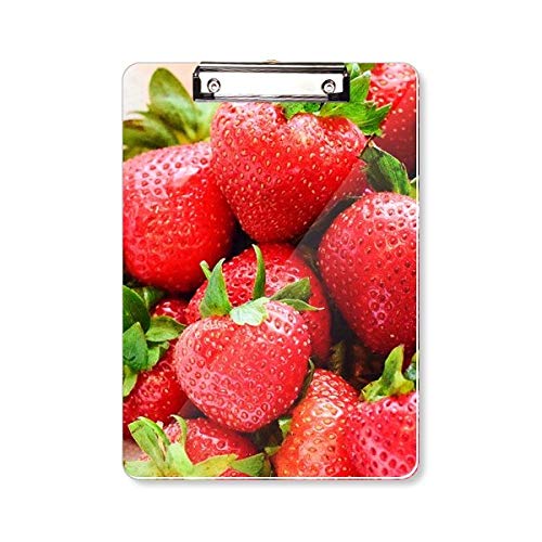 Bloc papier A4 motif fraises et fruits rouges pour vos notes