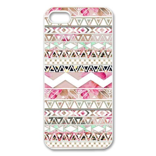 Custom Girly Floral Tribal Andes Aztec Printed HARD Cases Protector Snap On For Iphone 5