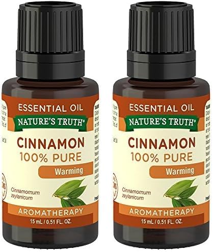 Nature's Truth Essential Oil, Cinnamon, 0.51 Fl. Oz (Pack of 2)