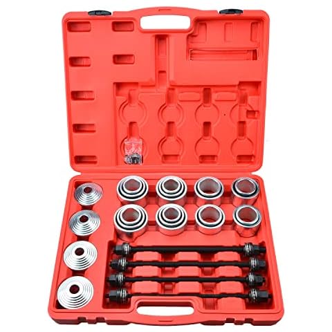 36 PCS Press and Pull Kit Sleeve Removal Tool Car Universal Bush Bearing Removal Insertion Tools for Automobiles Trucks Heavy Machinery Cover