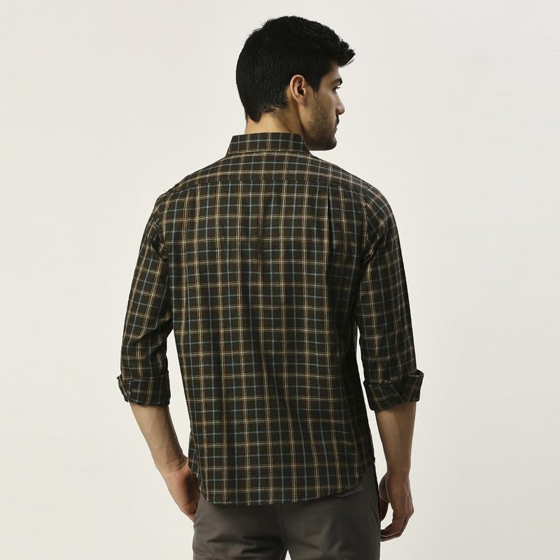 Image of Mens Striped Slim Fit Cotton Casual Shirt | Full Sleeves Mens Shirts | Stylish Shirt for Men