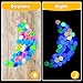 Glow in The Dark Fish Tank Rocks,Glowing Rocks Stones Resin Glow in Dark Pebbles for Outdoor Garden, Fish Tank, Aquarium, Landscaping,Driveway Decoration,Multi 2.2 Lb