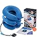 Health Cervical Neck Traction Device - FDA Registered - Inflatable & Adjustable Neck Stretcher Collar, Instant Pain Relief for Chronic Neck and Shoulder Pain ✮ Bonus Therapy Massage Ball