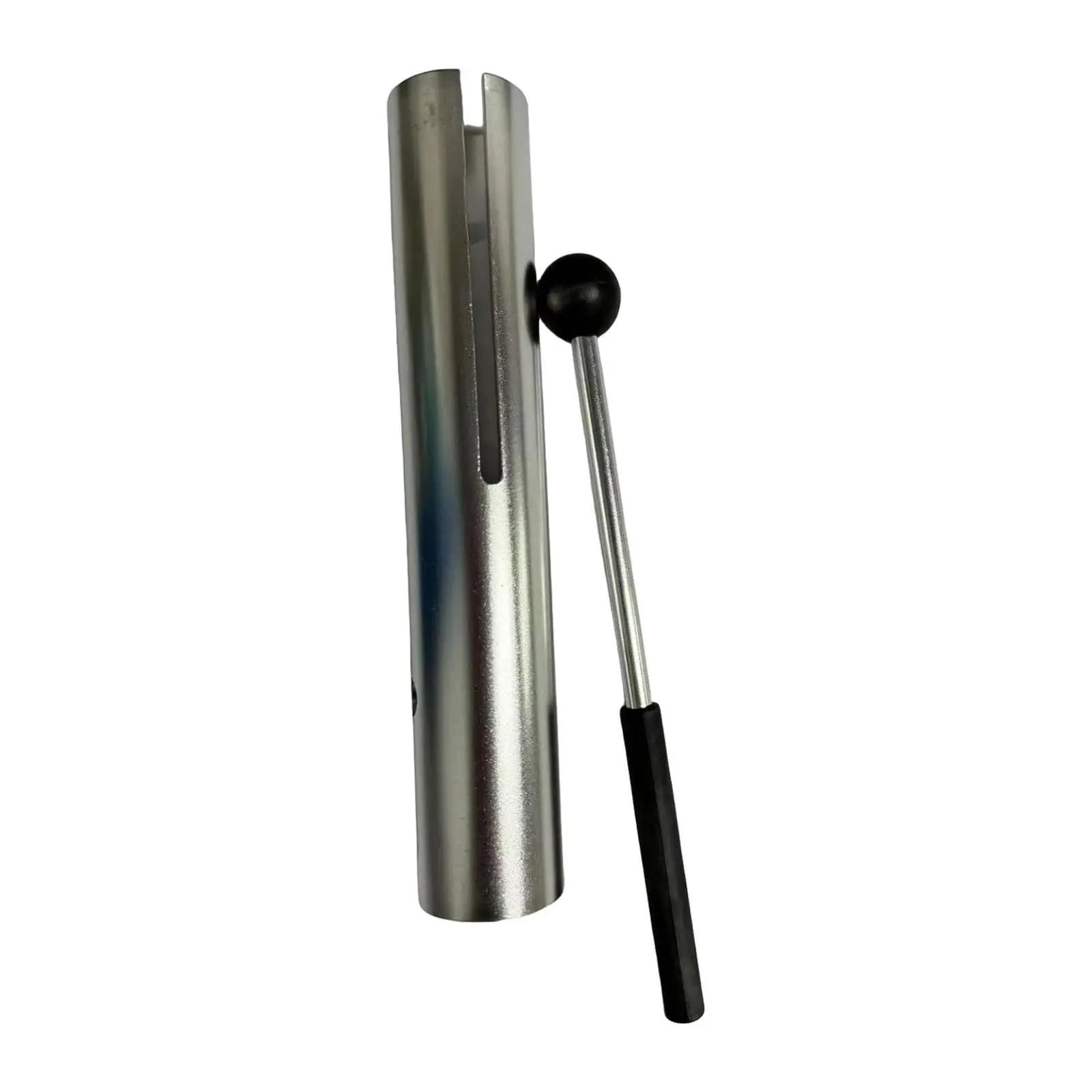Tube Concerts Facile à jouer avec un batteur Outil d'entraînement musical Instruments de musique Adultes Enfants Cadeaux Instrument Guiro en fer Tube Wah Wah