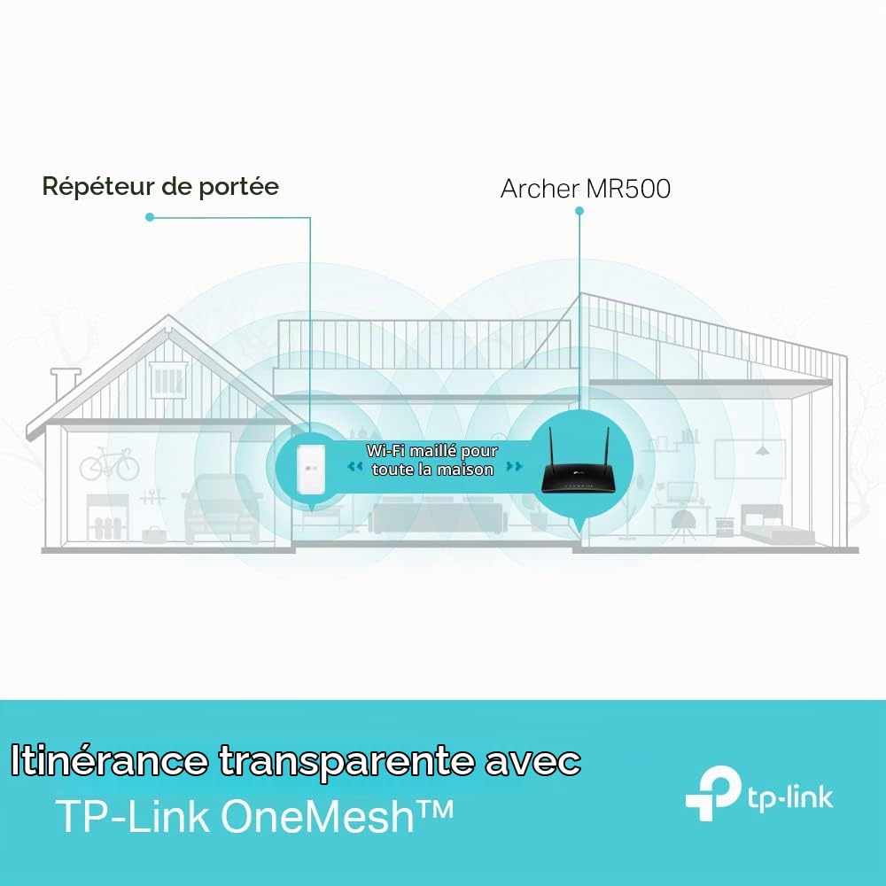 TP Link Archer MR500 4G WiFi AC1200 Gigabit bi Bande