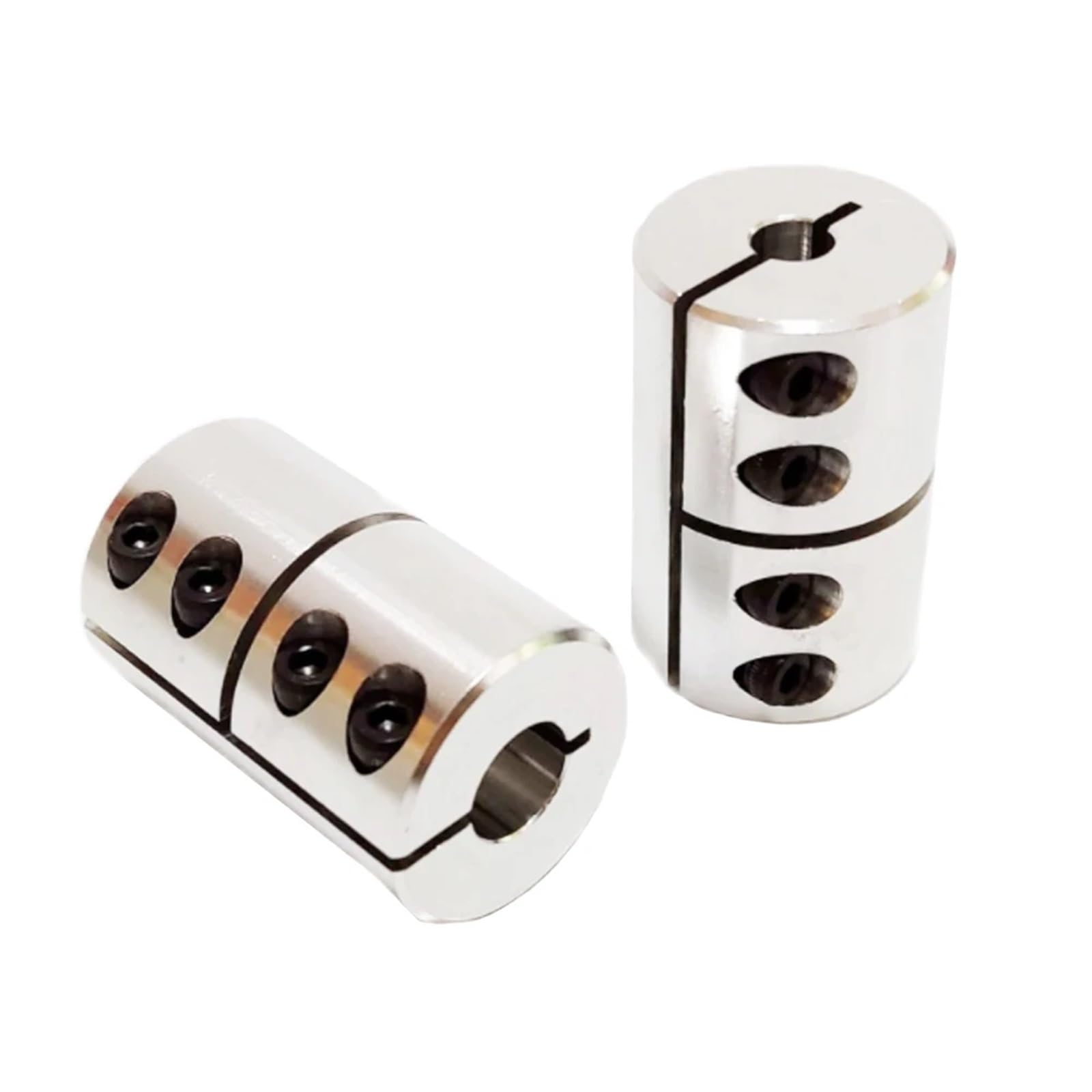 Coupleur D25L40 8x8 8x10 10x10MM, accouplement rigide, tige d'arbre, section CNC, moteur pas à pas, machine à sculpter, vis, 1 pièce(8x12)
