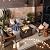 Aoxun Patio Furniture Set, Aluminum Patio Set with Fire Pit Table and 5" Thicken & Washable Cushion, Waterproof Outdoor Furniture, Outdoor Couch Sectional for Backyard (4 Seats/F, Grey)