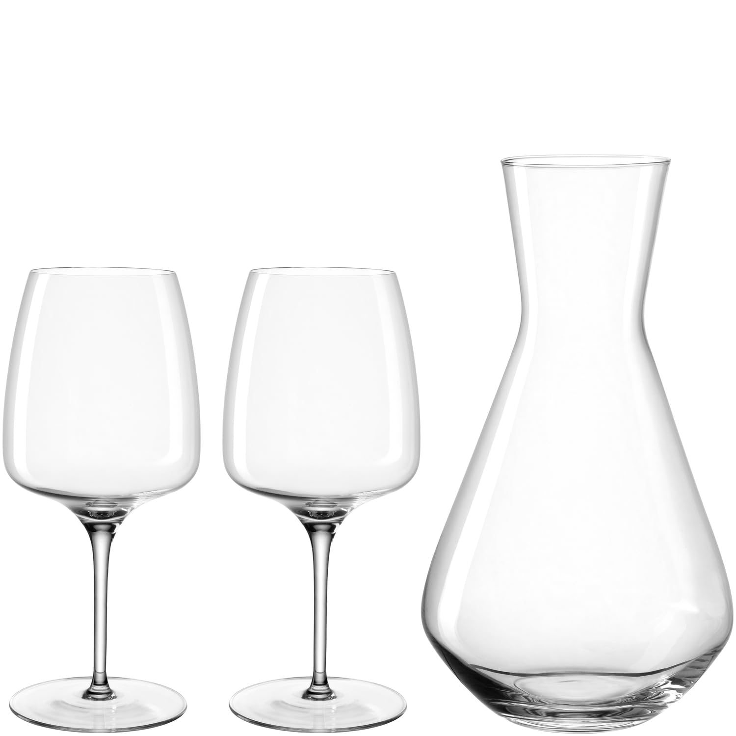 Verres à vin résistants aux chocs Leonardo Cesti 061975 avec carafe durable