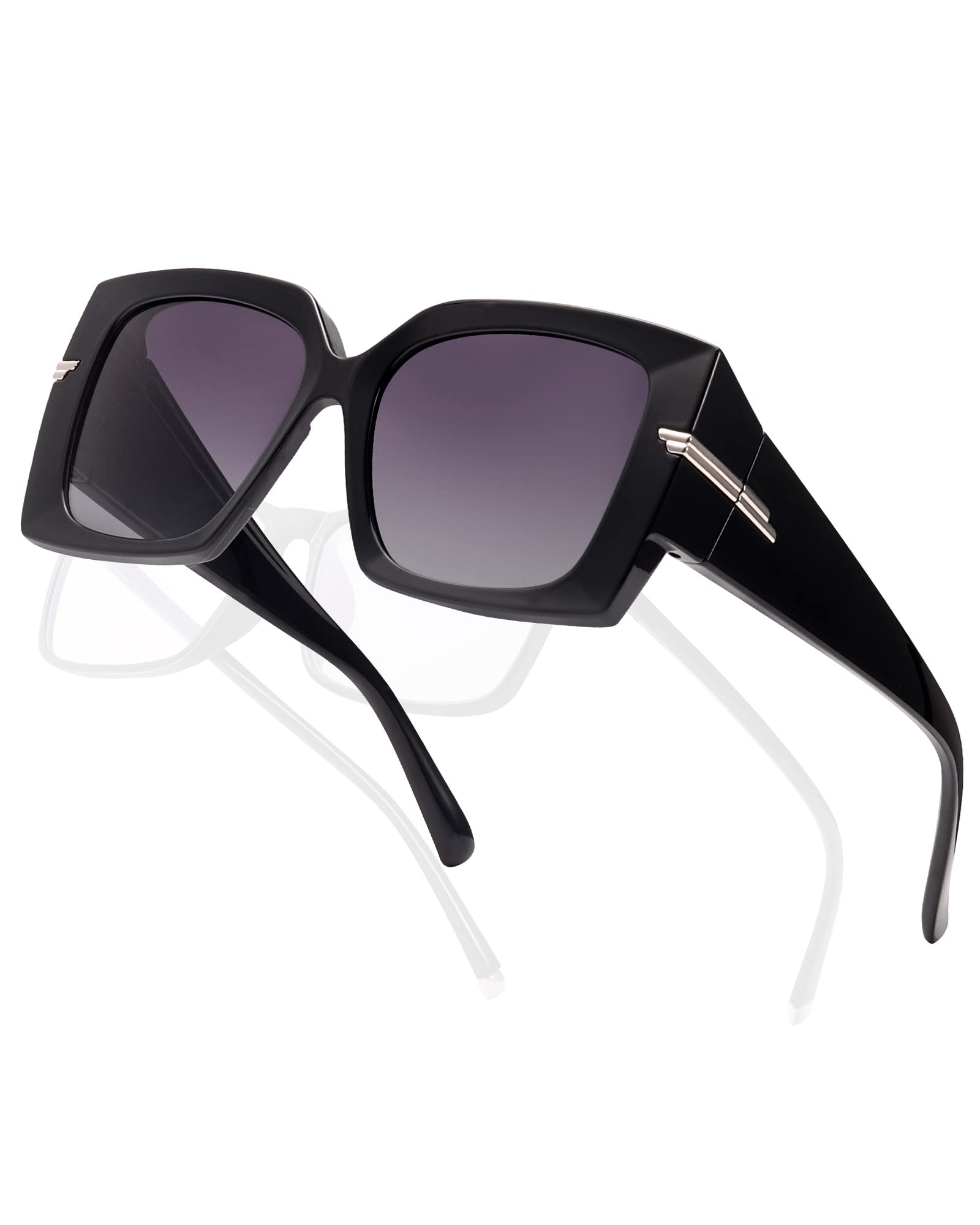 SIPHEW Encajar Sobre Gafas Conduccion Nocturna Polarizadas con Protección UV