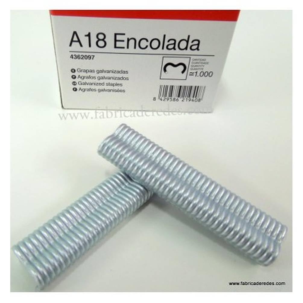 7 800 punti metallici Es-18, zincati, 5,9 x 18 x 0,9 x 1,2 mm, D-Work