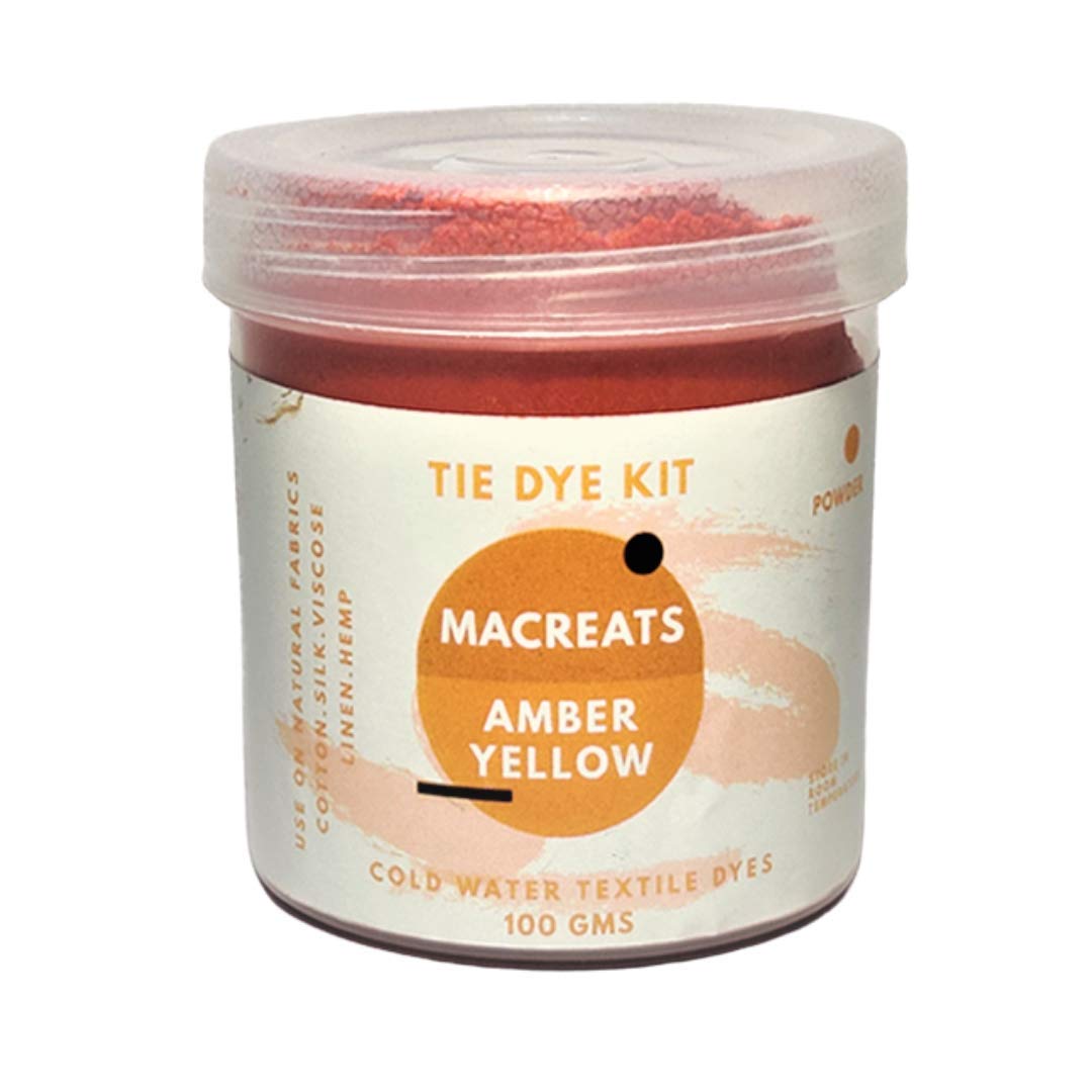 Macreats Cold Water Textile Dyes - Amber Yellow-image-24