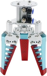 SHYISY Programmable toys robot 2kg Load Flexible Robot Claw with Silicone Mechanical Finger Fruit Sorting Gripper, Adaptive Pneumatic Electric Grab (Color : Violet)