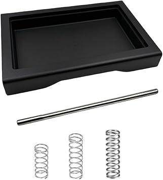 Thin Drip Tray with Low Profile Design and OPV Spring Kit for Gaggia Classic Pro Classic 2015-2021 Home for BARISTA Setup Heat-Resistant ABS5-piece set