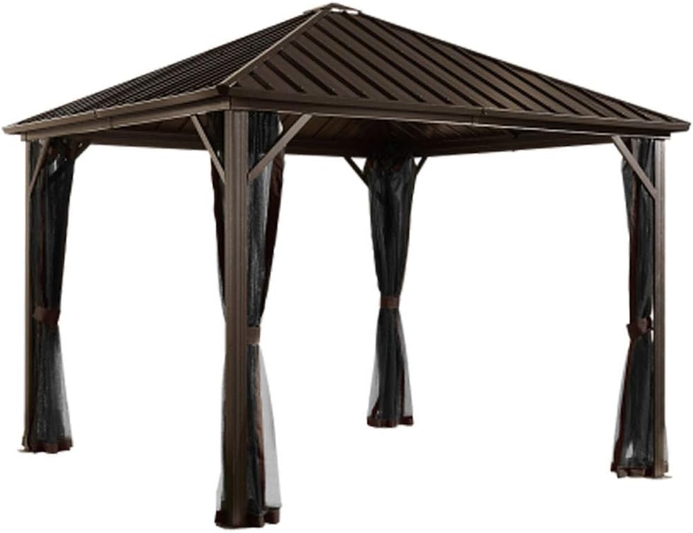 Sojag Outdoor 10' x 12' Dakota Hardtop Gazebo Outdoor Sun Shelter