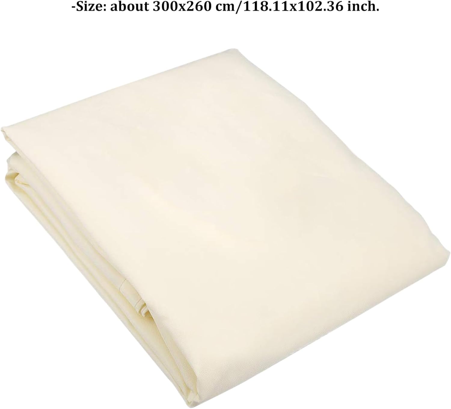 Canvas Canopy Replacement Cover, 9.8x8.5ft Waterproof Sun Shade Sail, Outdoor Canopy for Patio, Yard, Gazebo, Garden, BBQ (Without Bracket)