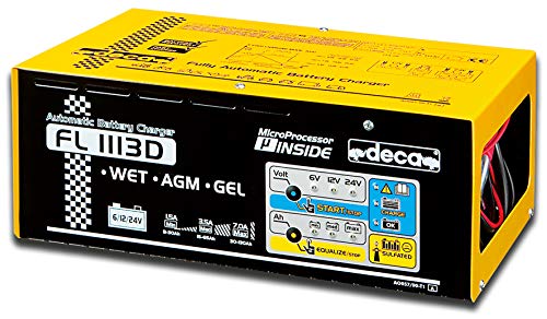 Tensione batteria: 6-12-24V Deca 319600 Caricabatteria Automatico a Corrente Costante Fl 1113D
