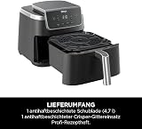 Ninja Air Fryer PRO Friteuse 4,7L, 1 tiroir, 4-en-1, sans huile, rôtir, réchauffer, déshydrater, cuire 1 à 2 portions, à partir de produits surgelés, tiroir, panier antiadhésifs, 2 000 W, Noir AF140EU - 8