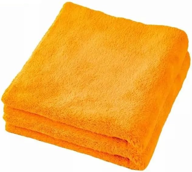 40X40cm Microfiber Towels Car Care Washing Thicken Towel Car Detailing Drying Cloth Cleaning Tool Auto Wash Accessories Orange 2pcs Superfine Fiber