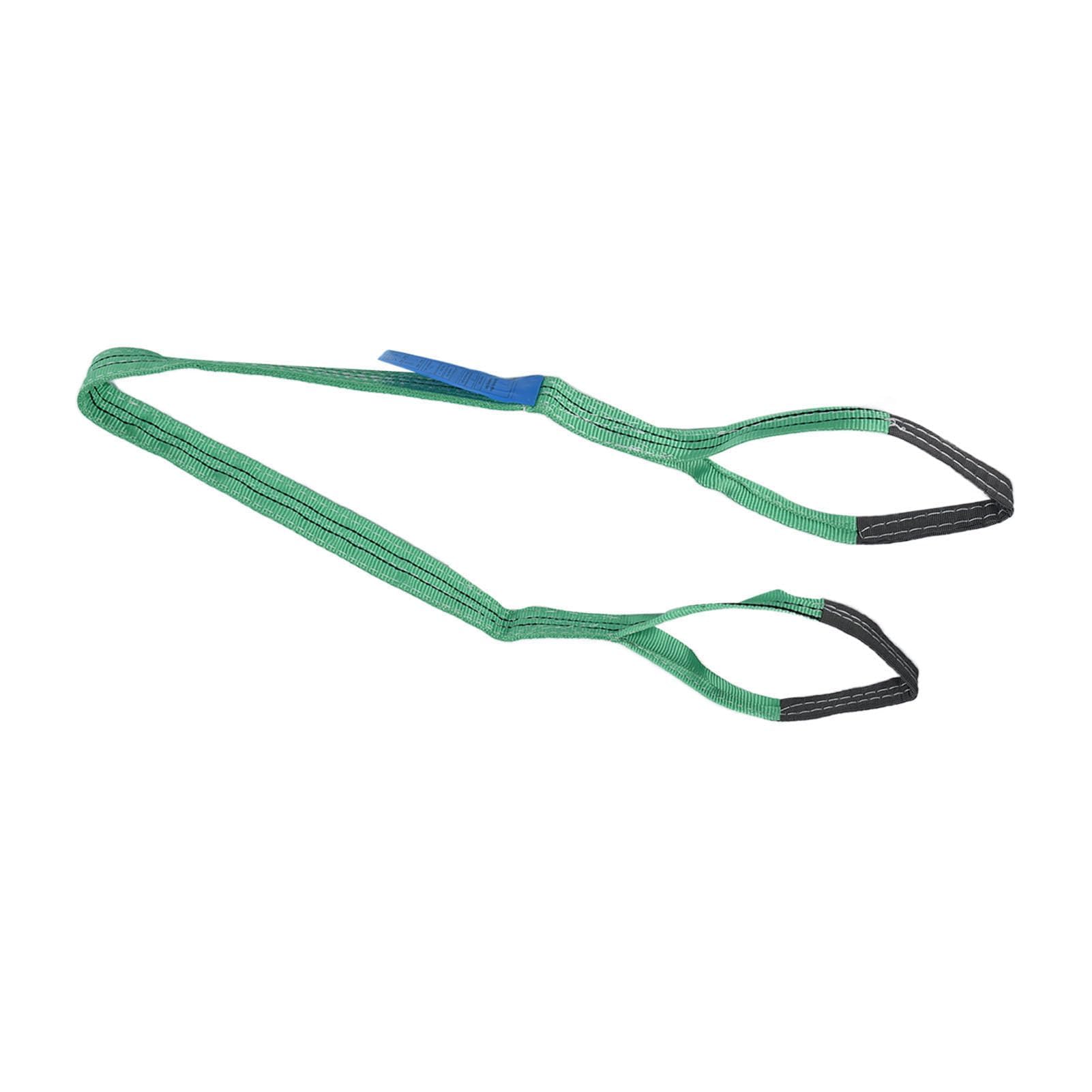 Elingues de Levage Sangle de Levage Robuste 2T Sangle Demenagement Lifting Straps Plate en Polyester pour Machines de Navires (4 m (13,12 pieds))