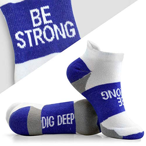 ChalkTalkSPORTS Your Inspirational Message Athletic 3-Pair Multicolored Sock Set | Various Occasions2