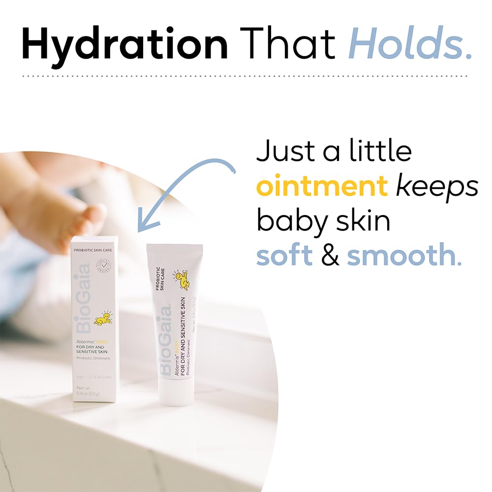 BioGaia Baby Probiotic Ointment | Soothes & Hydrates Dry, Irritated & Sensitive Skin | Use It From Head to Toe | Formulated With Plant-Based Oils & Probiotics | Steroid Free & Microbiome-Friendly - Image 3