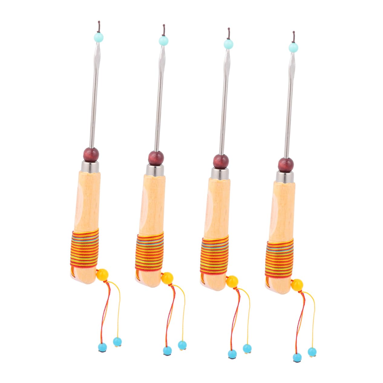 COLLBATH Set of 4 Tea Ceremony Tools Tea Cutters Tea Needle Tea Tool for Pu-erh Tea Professional Tea Needles