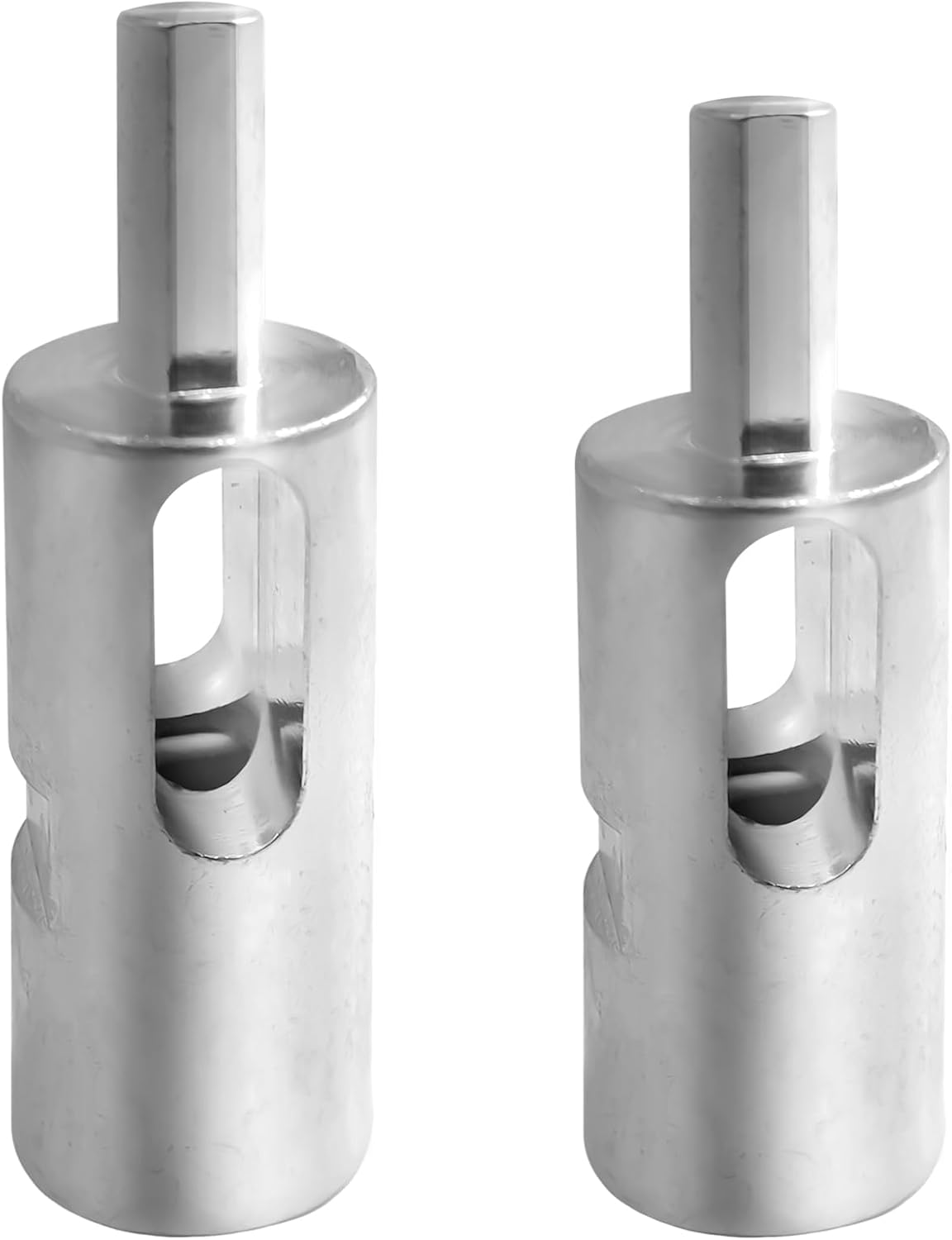 2Pcs EZ Twist Ties Tool for 9 and 11 Gauge Drill Chuck, High-Tensile Wire Easy Twist Tools for Fixing Chain Link Fence and Loop Fences, Compatible with 3/8" Power Drills