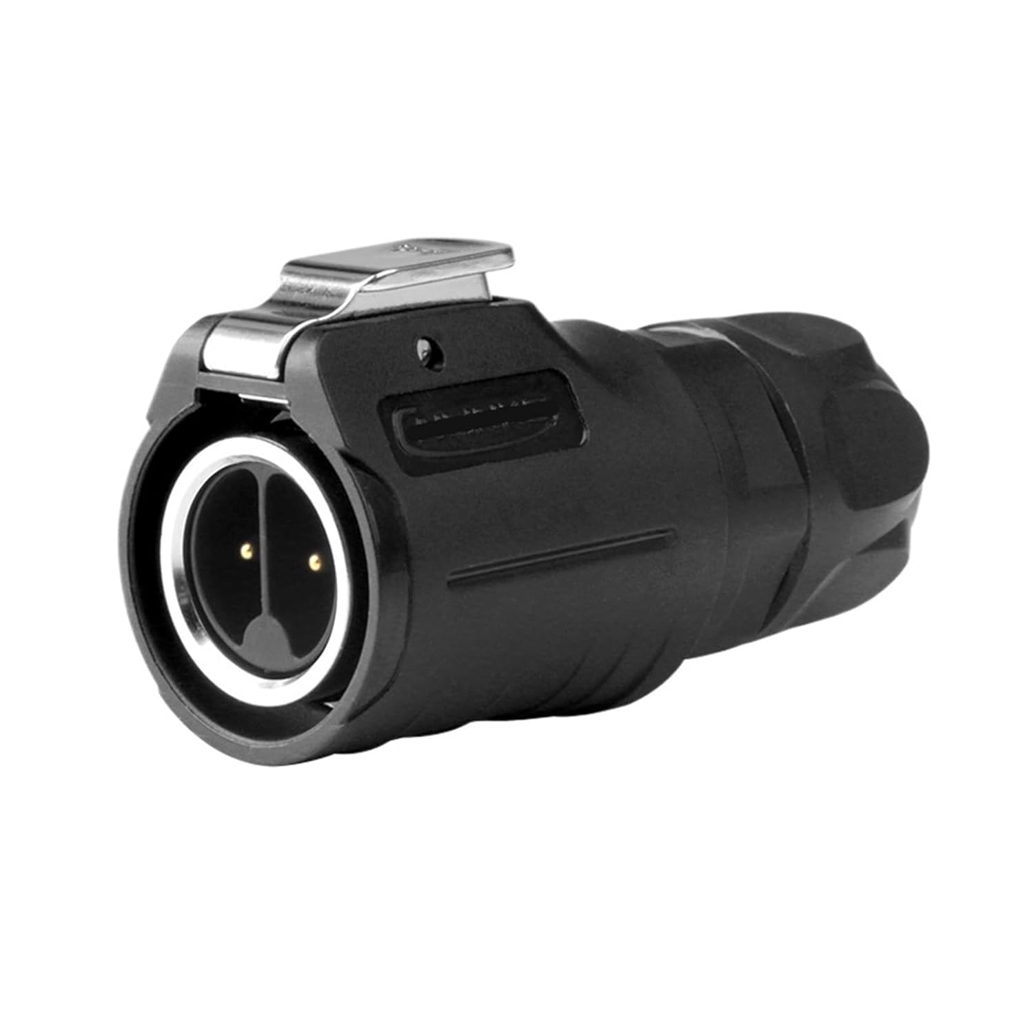 LP16 Lock Wire 2-core semi-Metal b Waterproof Aviation Socket Screw Crimping Male and Female Docking Power Connector(Butt Female Head)