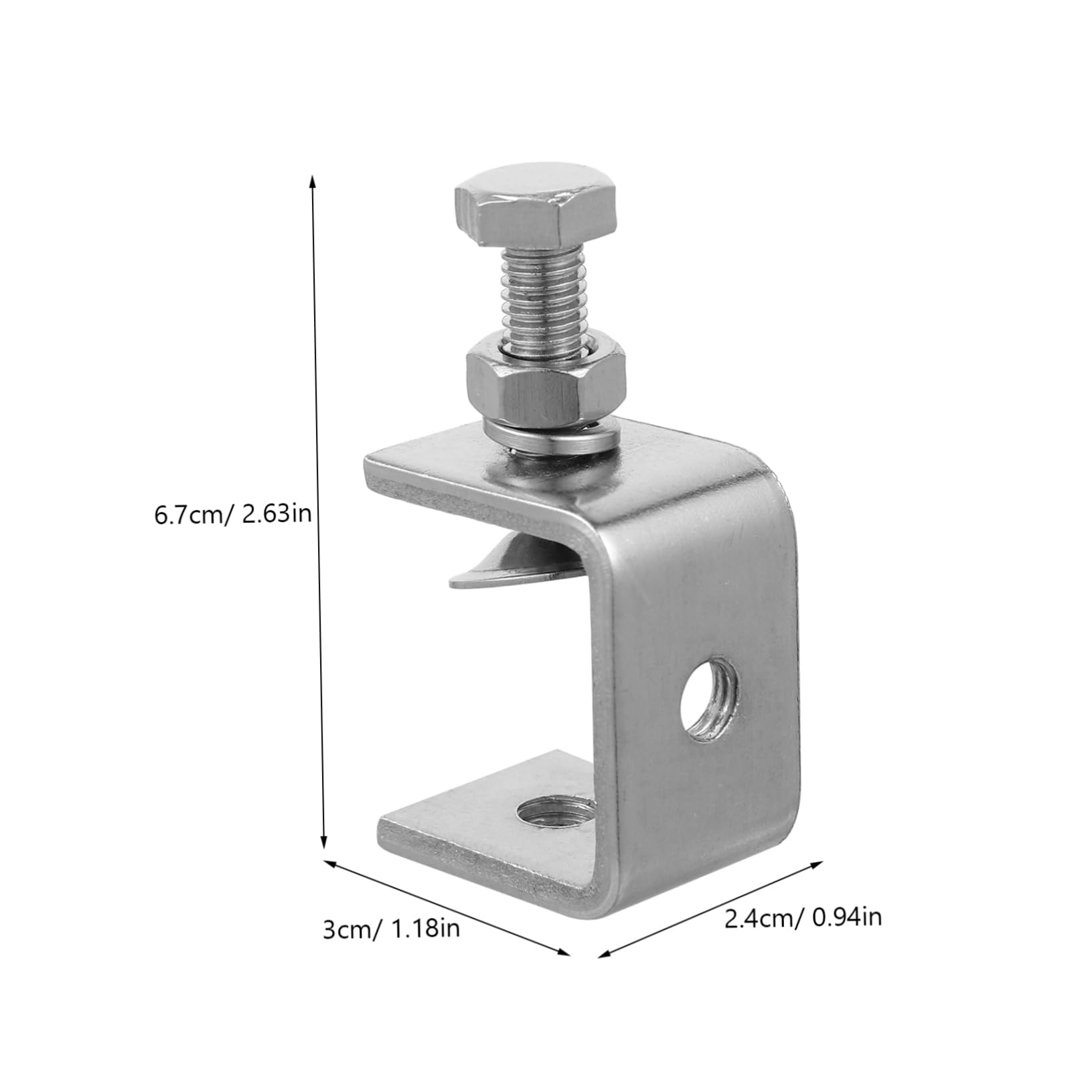 FUNOMOCYA C Clamps Pliers 4pcs Heavy Duty c Clamp Set for Woodworking Home Improvement and Projects