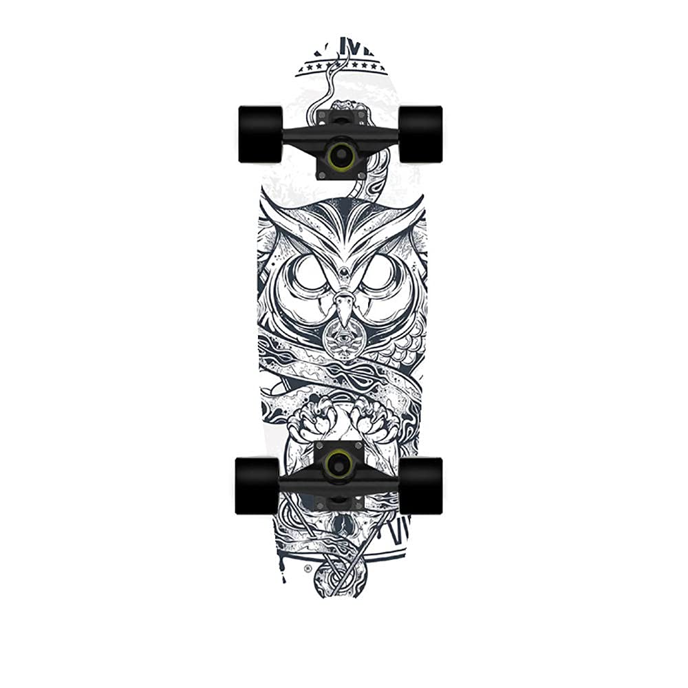 Patineta de 28x8 Pulgadas, Adecuada for Principiantes, Adultos, Adolescentes, Cubierta Arce 8 Pisos con rodamientos Bolas ABEC-7(E)