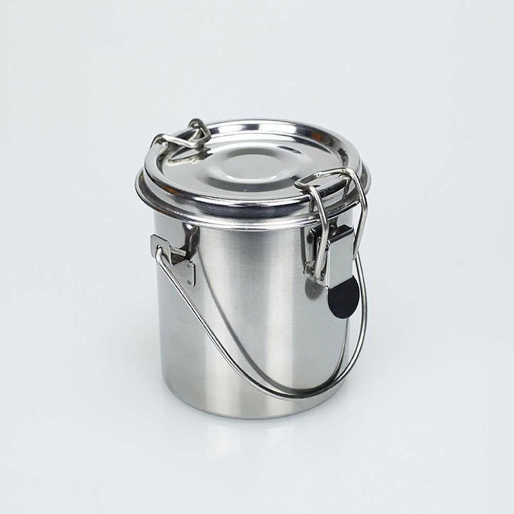 LI-GELISI Artist Portable Brush Washer Stainless Steel Portable Brush Cleaner (Medium, Silvery)