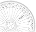 Graphoplex GX110D Full Circle Protractor Clear