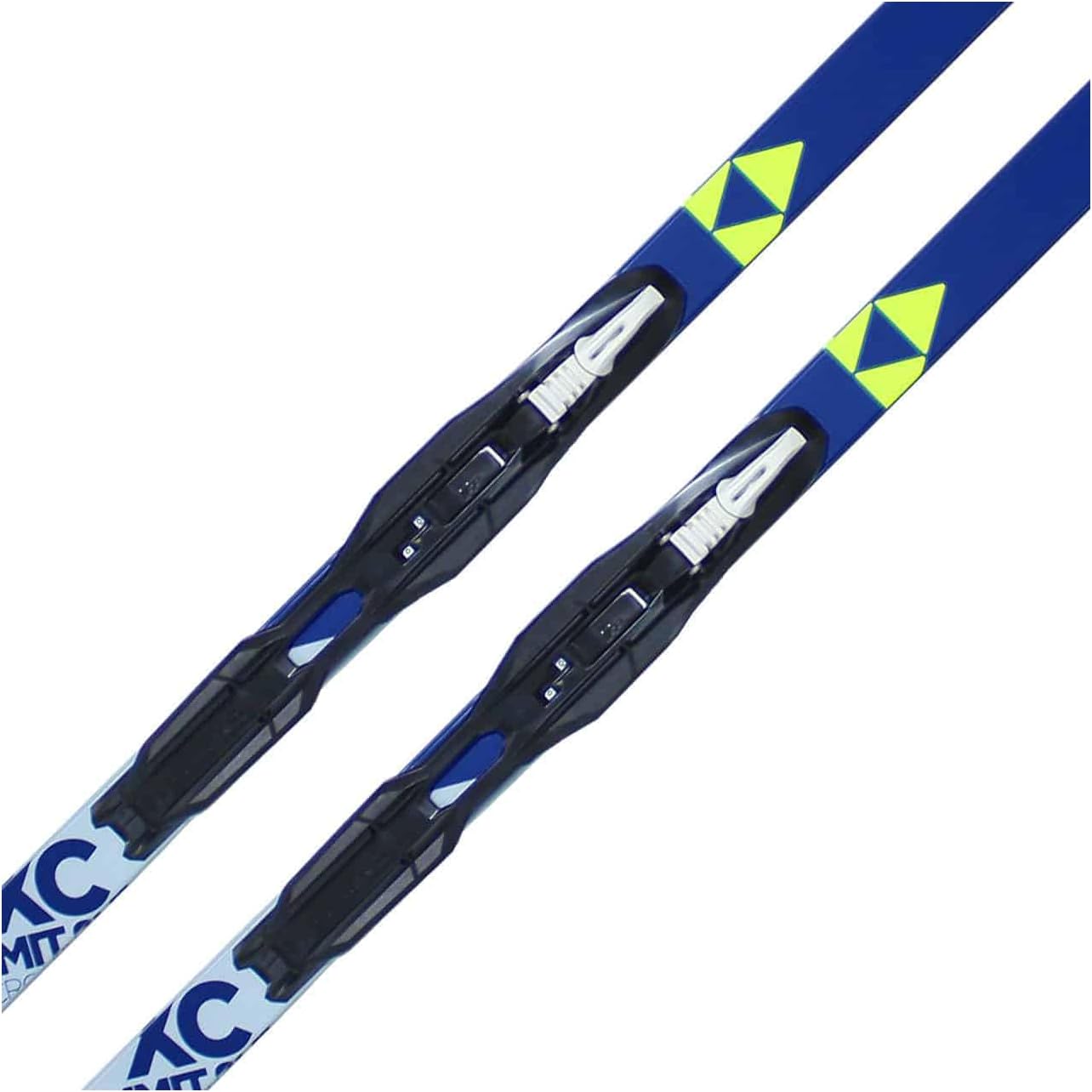 Fischer Unisex Adult Summit Crown Blue Efficient Forward (EF) Fitness Cross-Country Mounted Lightweight Nordic Skis with Tour Step-in IFP XC-Bindings (NV78022)