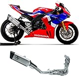 71212PTZ arrow komplettanlage competition evo 2 pista titan endkappe carby zwischenrohr titan/krummer titan kompatibel mit honda cbr 1000 rr-r 2020 2021 2022 mototopgun