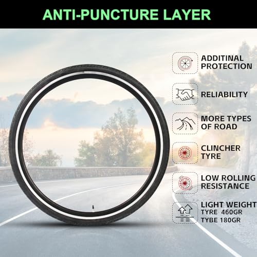 XEERLAN 700x38C Bike Tire Set