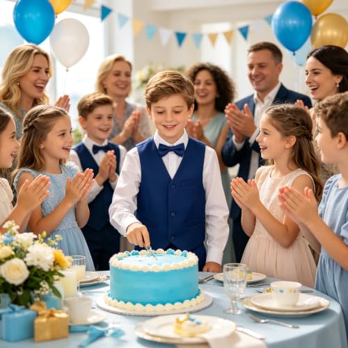 Image of Kids Vest for Boys Formal Suit Vests