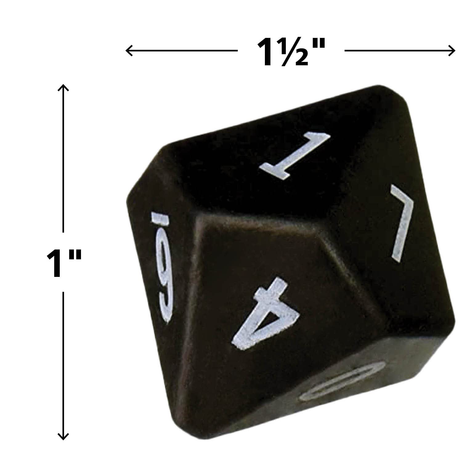 Lot De 10 Dés à 6 Faces - 16 Mm, Couleurs Translucides Rouge Et Noir, Pour Jeux Ou Enseignement