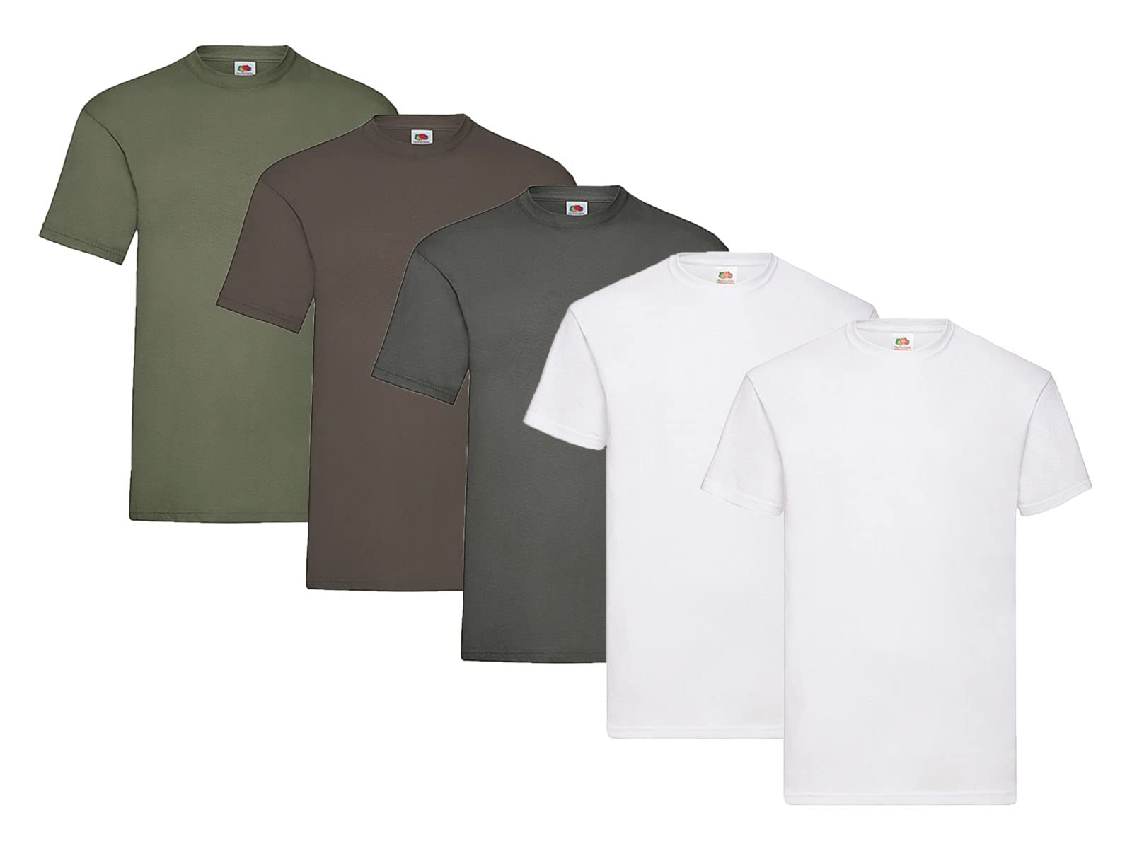 Fruit of the Loom Valueweight Men's T-Shirt, Pack of 5, 3XL