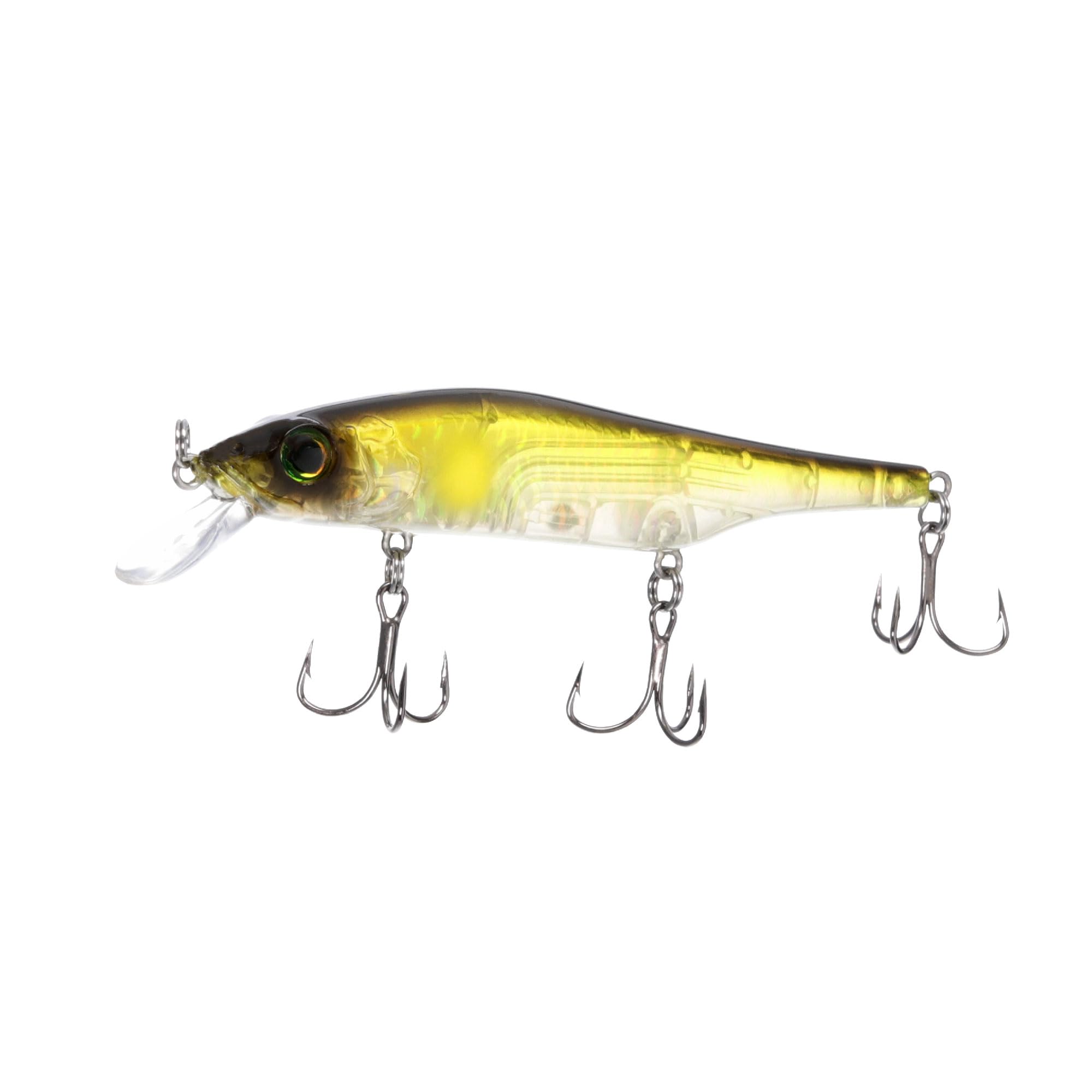 Bill Lewis Scope-Stik 120 Suspending 7'-10' Jerkbait Fishing Lifelike Freshwater & Saltwater Lure with Mustad UltraPoint Triple Grip Hooks, AYU